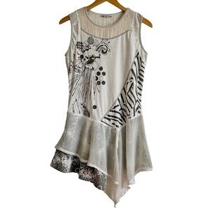 Angels Never Die Boho Sleeveless Layered FloralAsymmetrical Dress